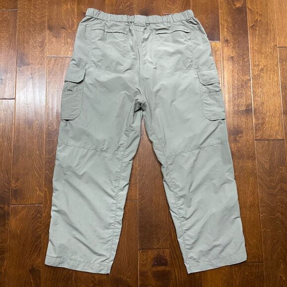 REI Outdoors Big & Tall Hiking Utility Cargo Nylon Pants Tan Brown Size XXL - Picture 3 of 8